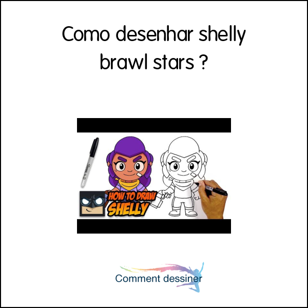 Como desenhar shelly brawl stars